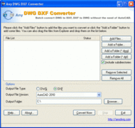 Any DWG to DXF Converter screenshot